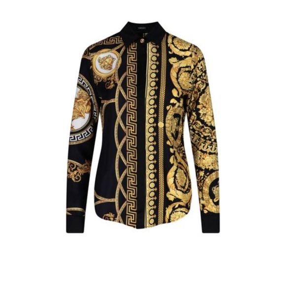 Versace shirt (La Coupe Dee Dieux Silk Shirt) - Picture 3 of 5